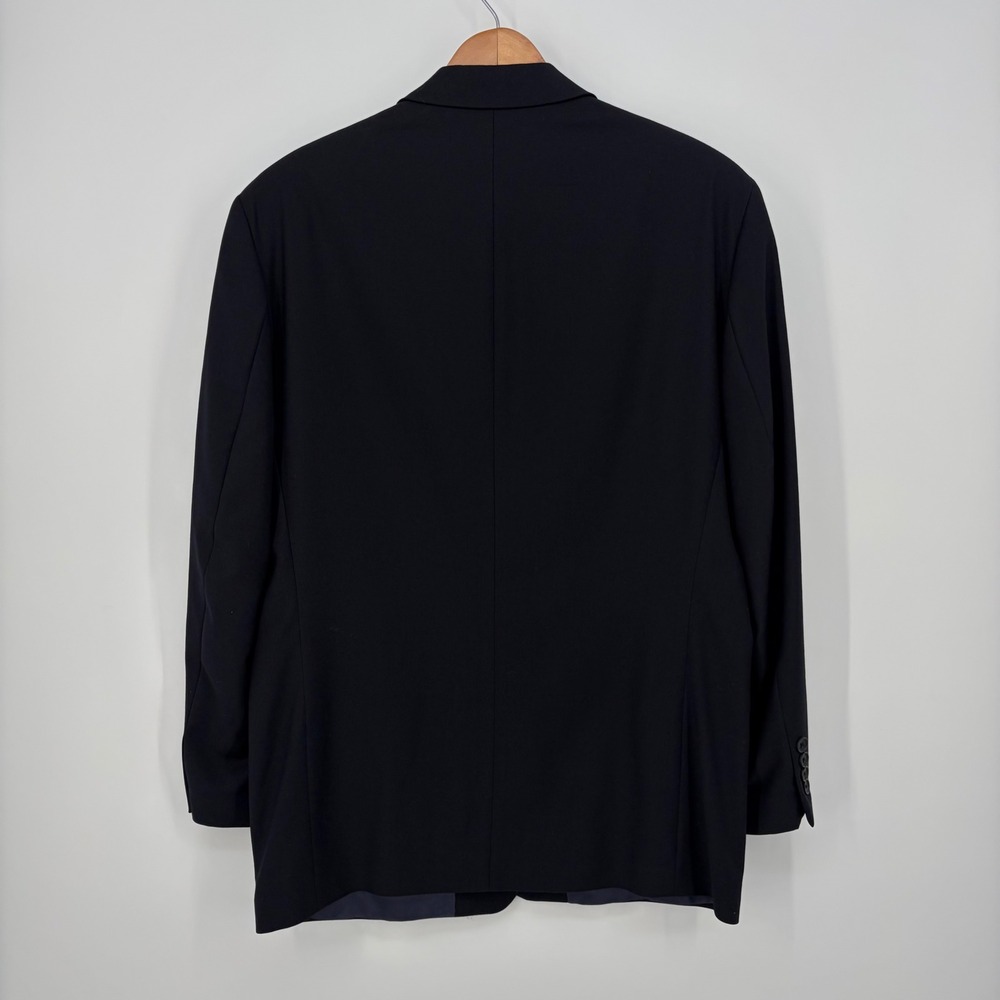 Ralph‎ Ralph Lauren Blazer Wool Black Two Button Classic Professional 41R Jacket - Picture 7 of 14